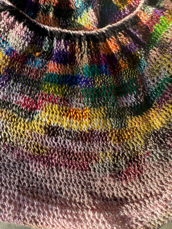 Bilum Wool Weave - Rainbow